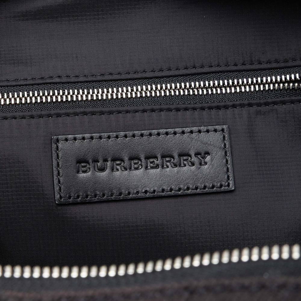 Pre-Loved Burberry Mega Check Canvas Tiller Backpack - Picture 5 of 6